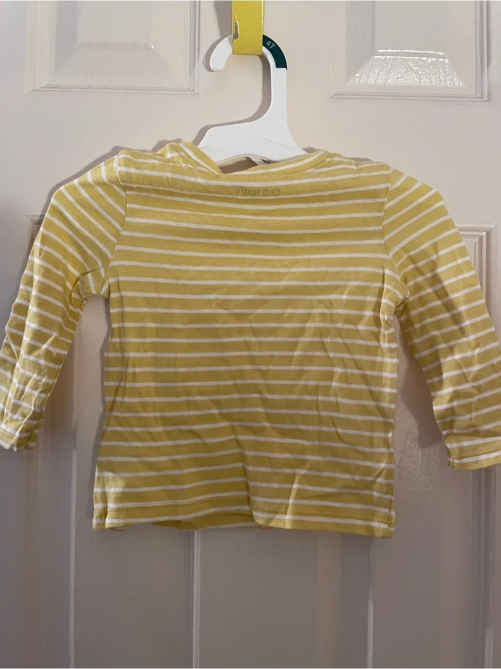Old Navy Yellow Stripe Long-Sleeve Kids Top NWT toddler 2t